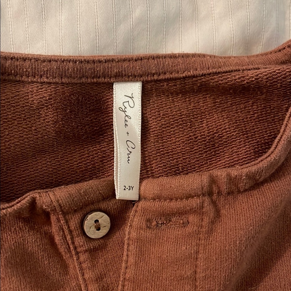 Rylee + Cru Terracotta Long Sleeve Tee - Picture 2 of 3